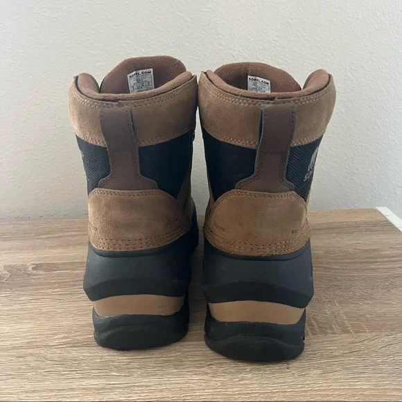 Sorel Men’s Buxton Lace Up Black Delta Noir Winter Boots Size 13 - Picture 4 of 7